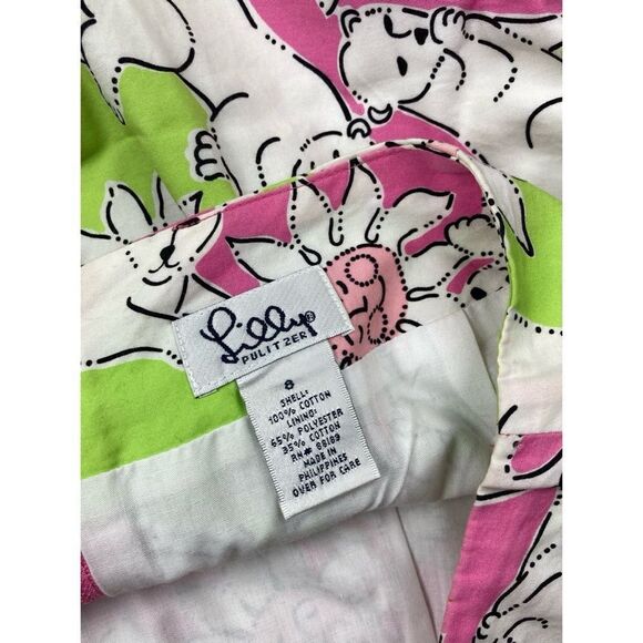 Vintage Lilly Pulitzer French fried lion cat mini skirt - Picture 5 of 5